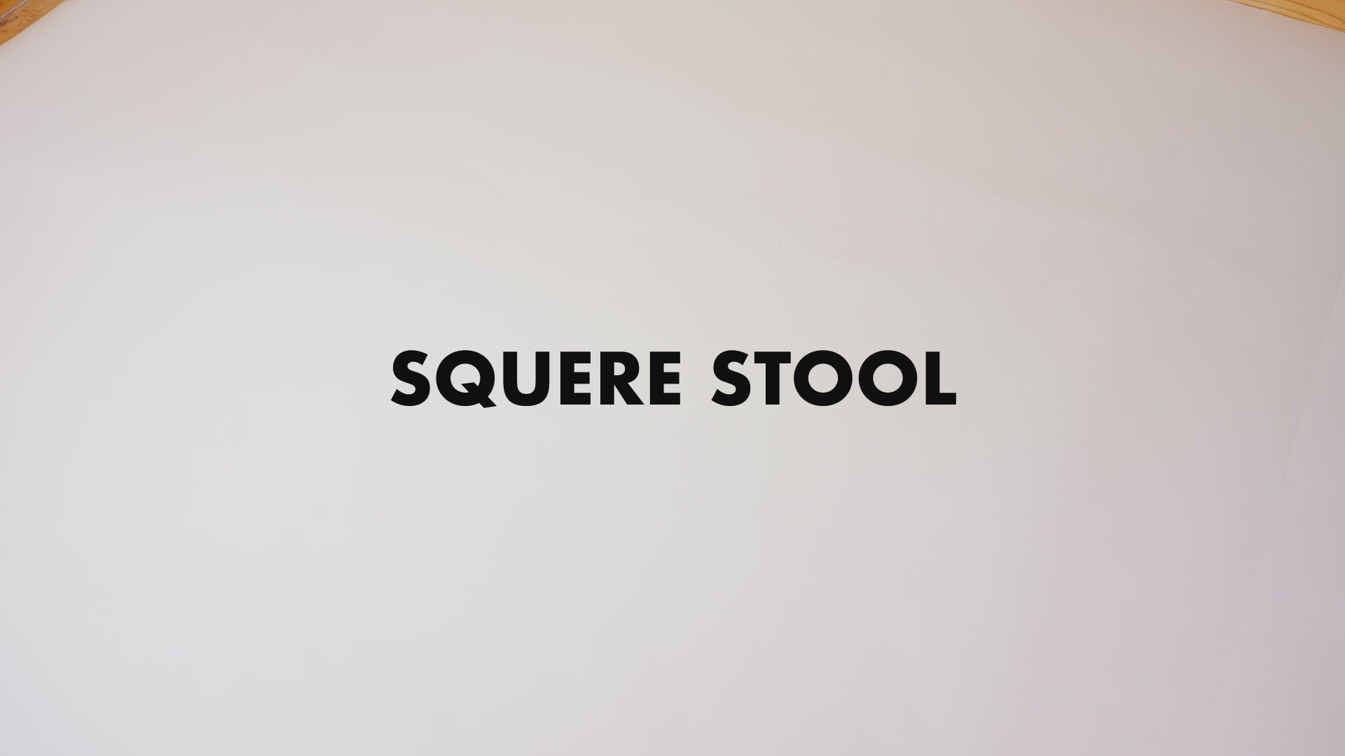 SQUARE STOOL (SALE)